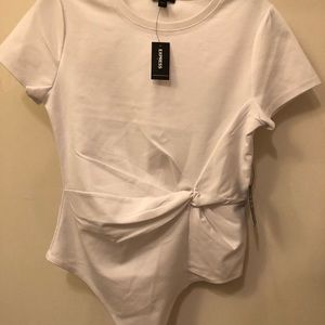 Super cute white body suit